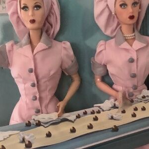 Mattel barbies, I love Lucy collection “Job Switching” episode 39
